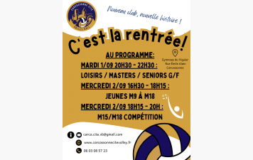C'est la rentrée!